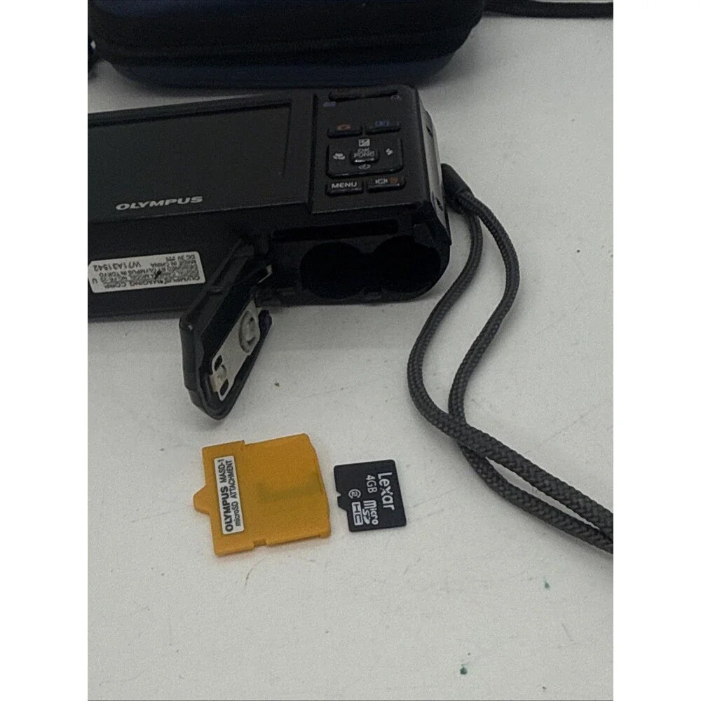 Olympus FE-25 10MP Digital Camera Black with Olympus 4GB Memory Card &Case Works - Picture 9 of 9